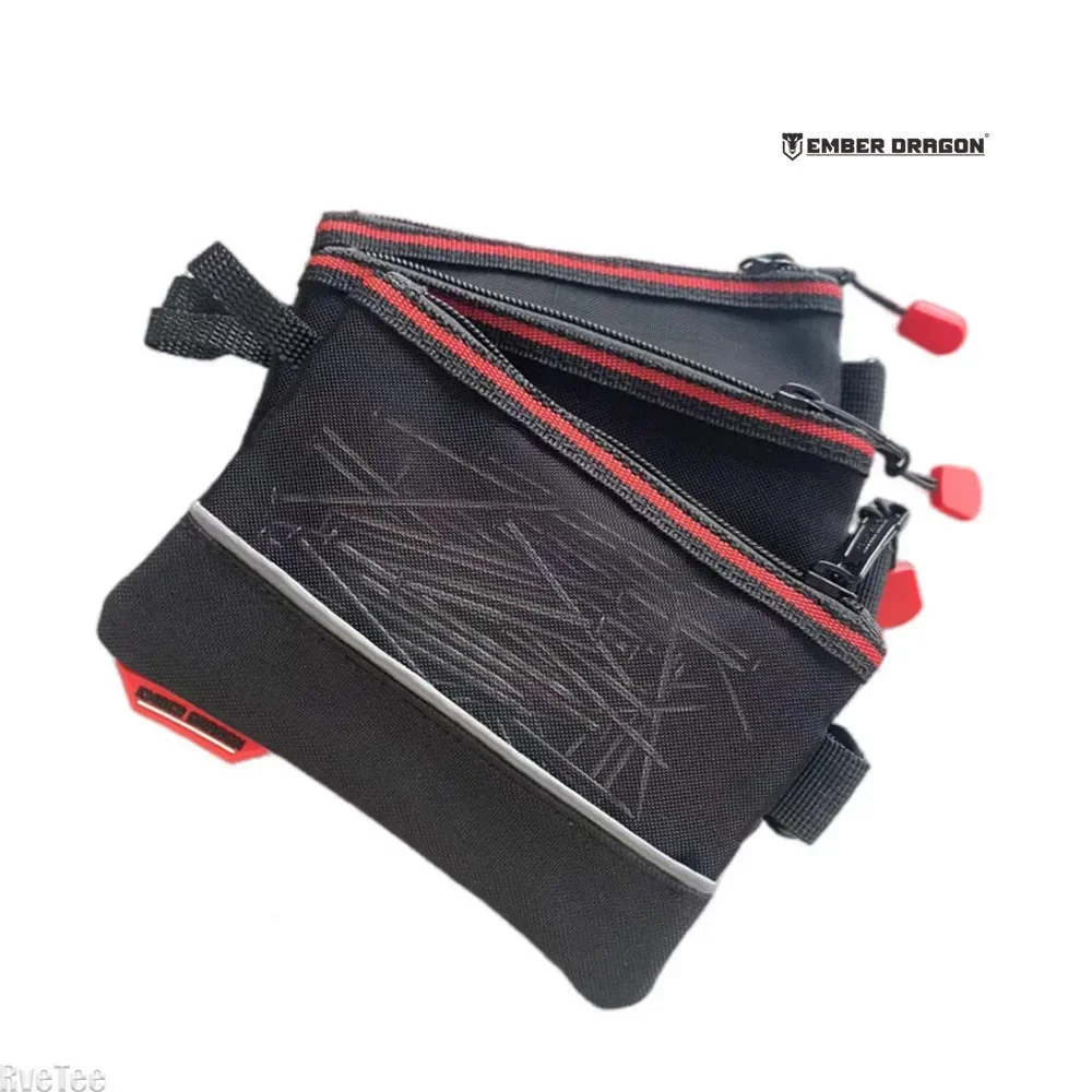 

Mesh Tool Ember Dragon Puncture-proof Bag with Handle High-quality Zipper Tool Pouch for Outdoor Car Storage Portable Home