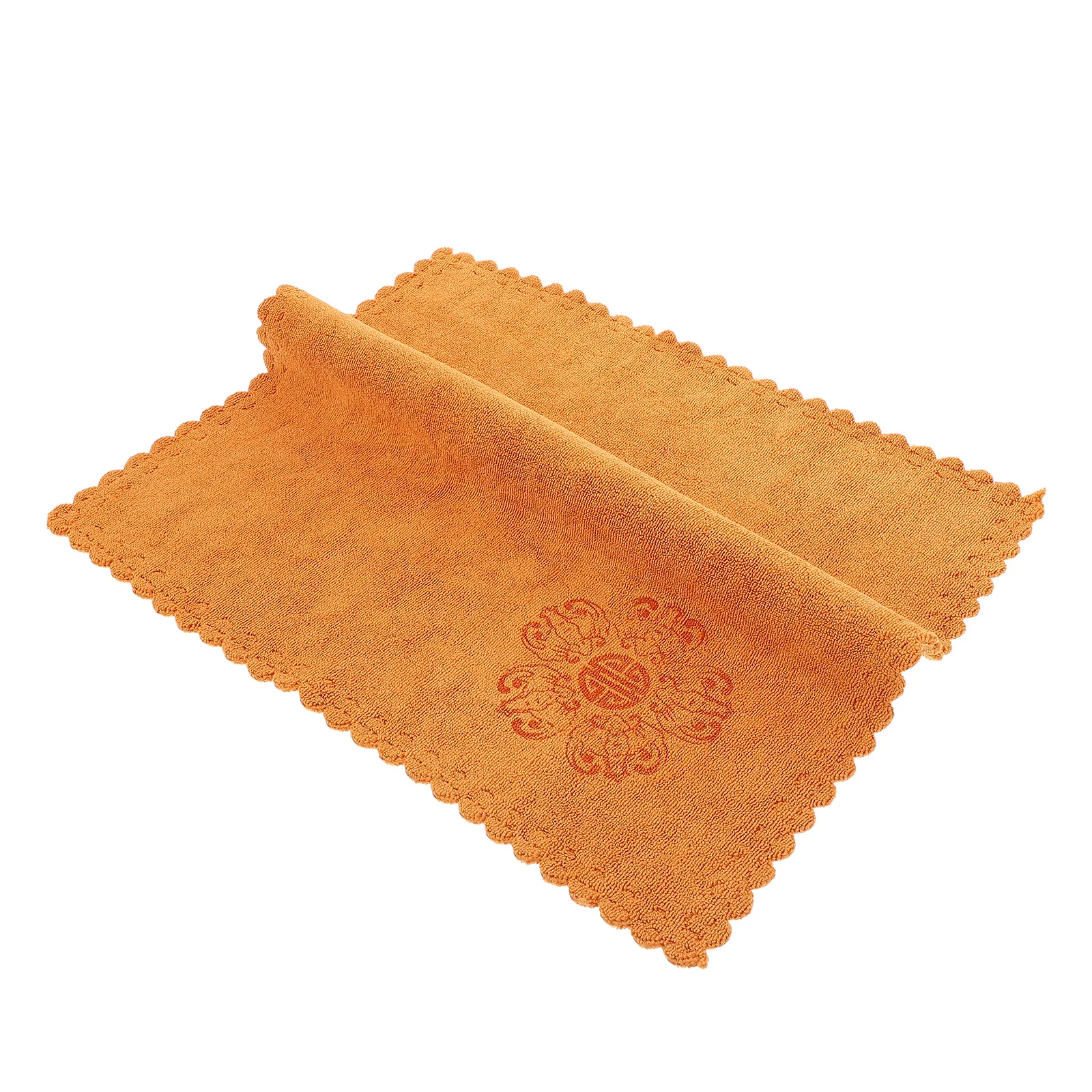 Toalha de chá absorvente grossa quadrada 30x30cm impressa toalha de prato de secagem rápida toalha de cozinha para festa de chá