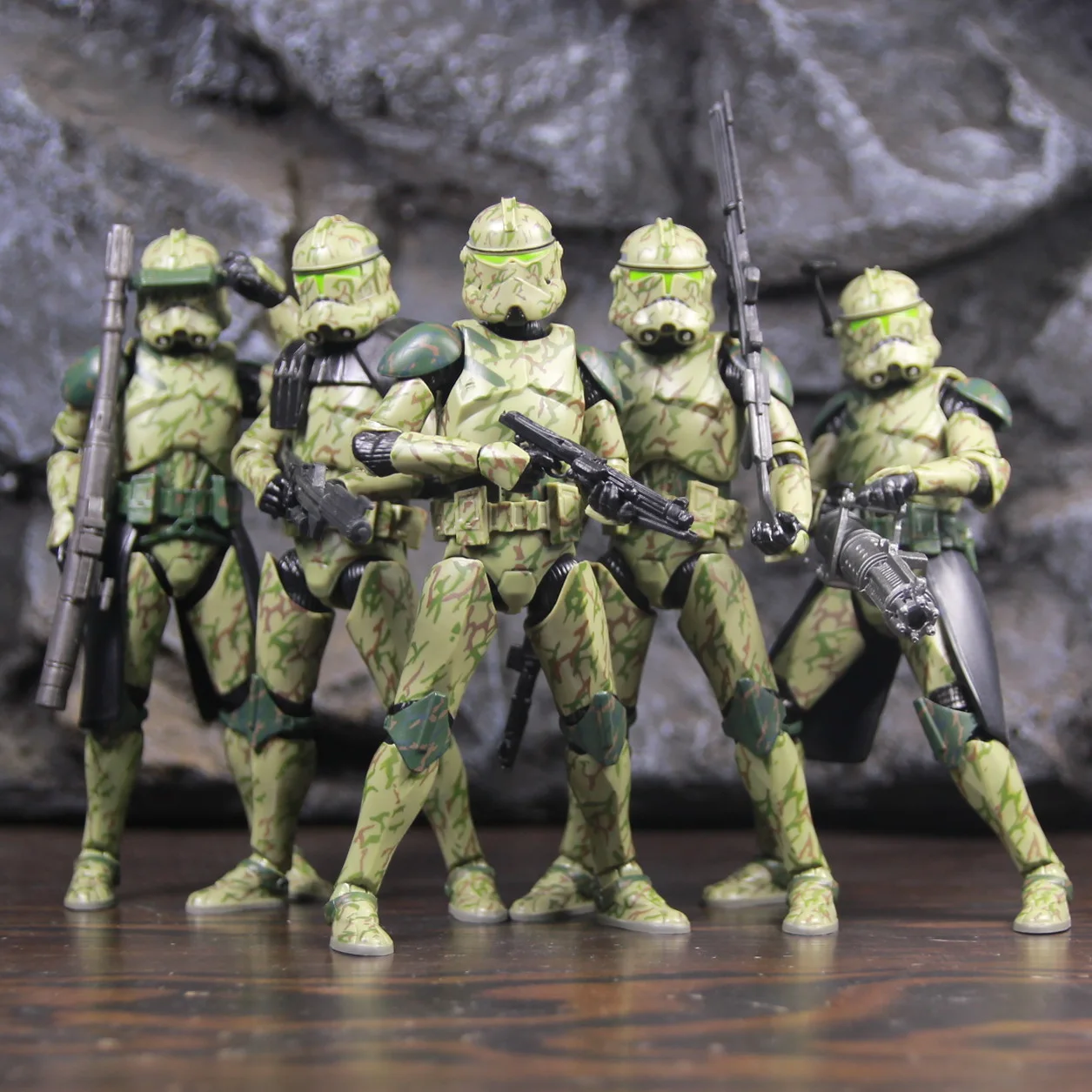 スターウォーズ-41st-カモフラージュトルーパー-ガトリングガンナー-barc-6インチ-アクションフィギュア-アドバンスド・リーコン・コマンドーフェーズ-2-エピソード-ii-クローンおもちゃ人形