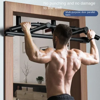 Porta multifunzionale su barre parallele singole Porta interna Telaio per porta a muro Barre parallele singole Attrezzatura per il fitness domestico pull-up