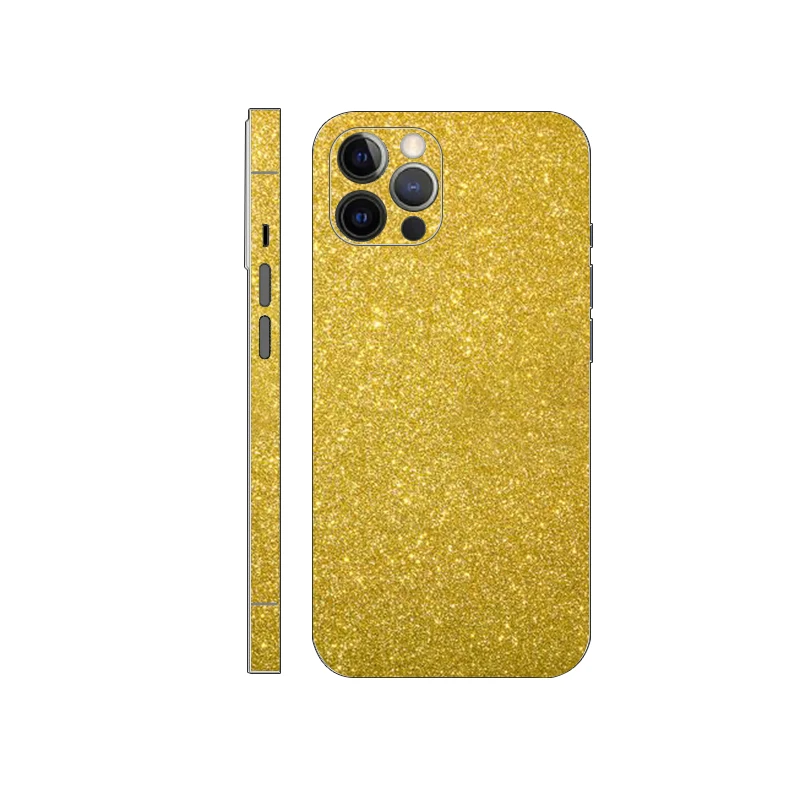 Bling Glitter Back Film For iPhone15 14 Pro Max 13 12 Mini Full Cover Camera Lens Sticker Phone Protector For iPhone 14ProMax