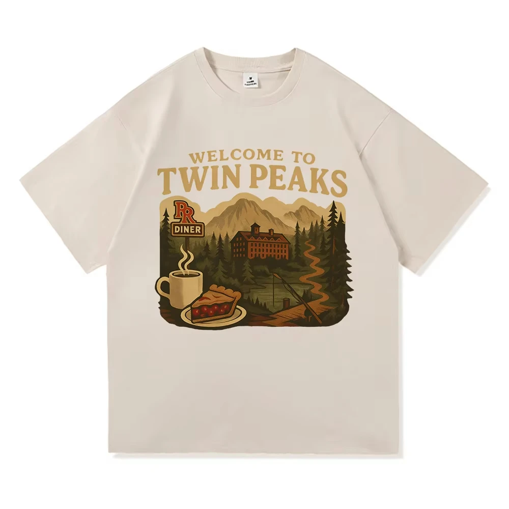 Welcome To Twin Peaks T Shirt 2026 Fix Your Hearts or Die Men/women Clothing Harajuku High Quality Tops 90s Cotton TShirts