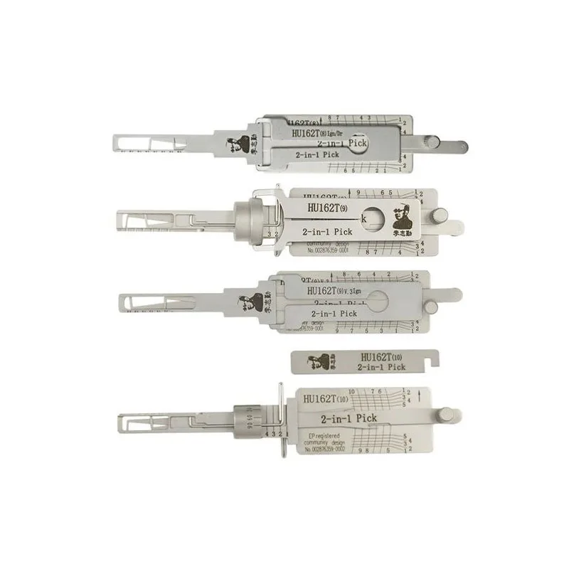 Слесарные инструменты серии Lishi HU66 HU162T для BMW FORD Peugeot LAND ROVER VOLVO BUICK CADILLAC VW Pick Tools Автомобильные инструменты для отмычки