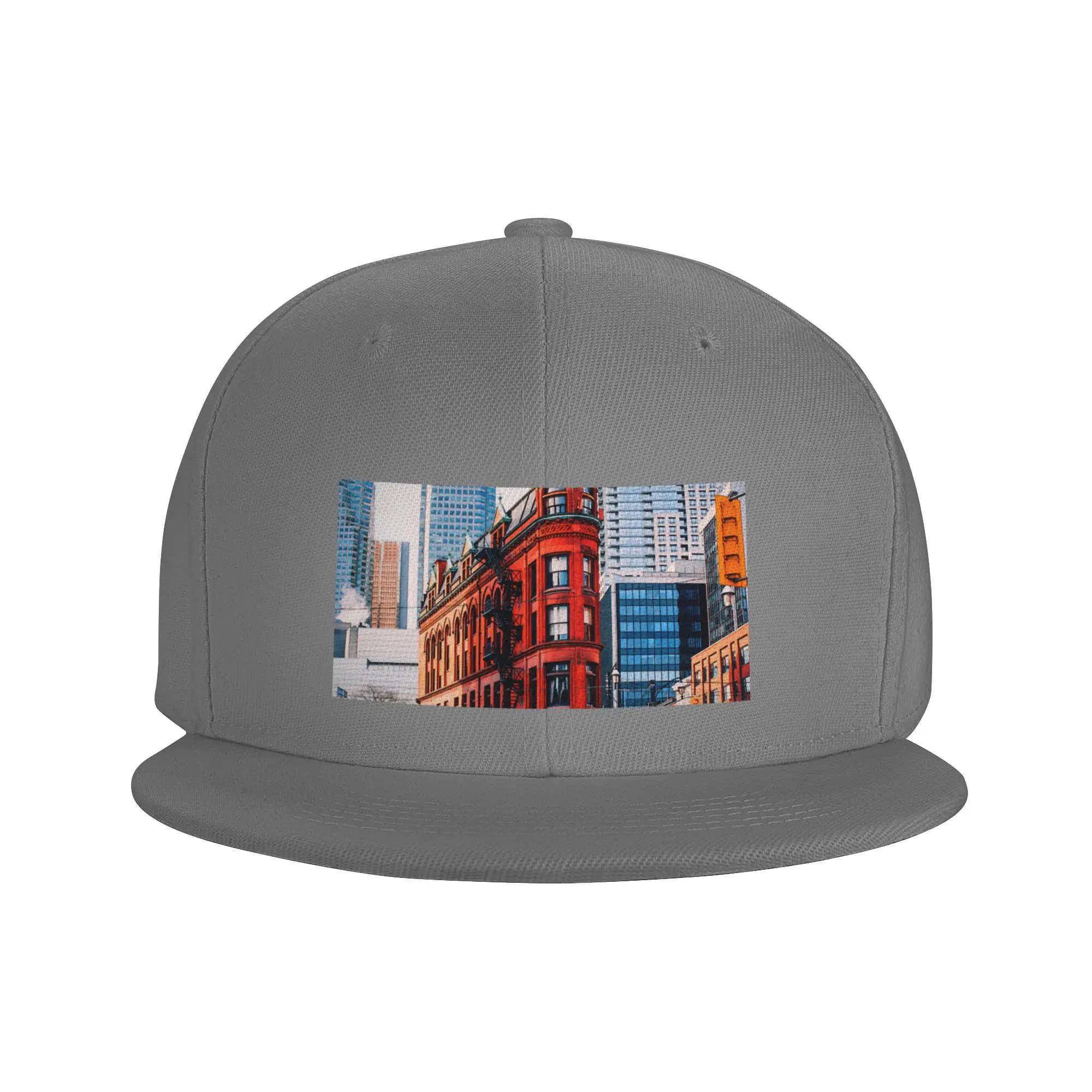 Fashion Toronto Canada City Flat Brim Sun Hat  Seaside Vacation Hat Women's