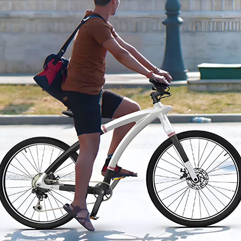 A5 Sports Dual Disc Brake Carbon Fiber Road Bike Outdoor Riding Shift Cycling Off-Road Mountain Bike with Steel Aluminum