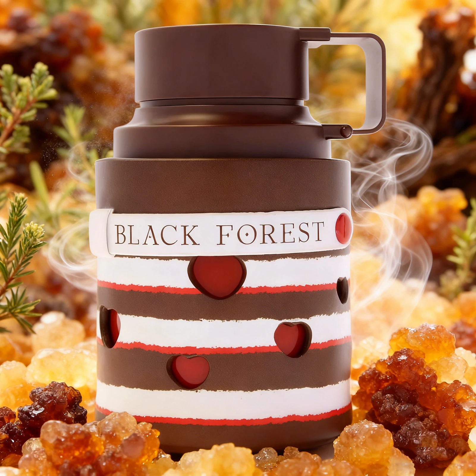 Armaf Odyssey Black Forest Dessert Edition – Dolce, Piccante, Woody, Gourmand – Eau de Parfum Spray Fragranza a lunga durata per Unis