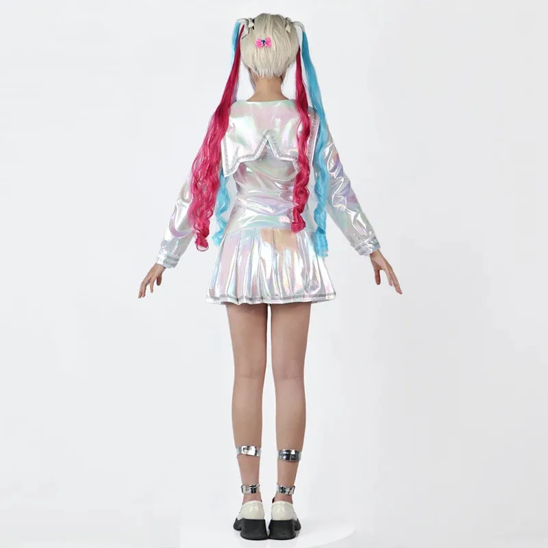 

Game Needy Girl Overdose Cosplay Costume Anime JK Sailor Wig Suit Abyss KAngel Ame Chan School Uniform Comic Con Outfitv;6'h,8;r