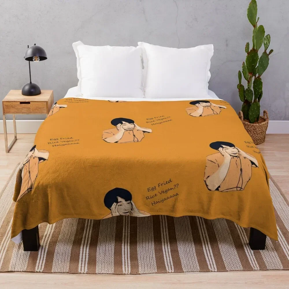 

Uncle Roger Haiyaaa Throw Blanket Thin Soft Blanket for Summer Night Sleeping