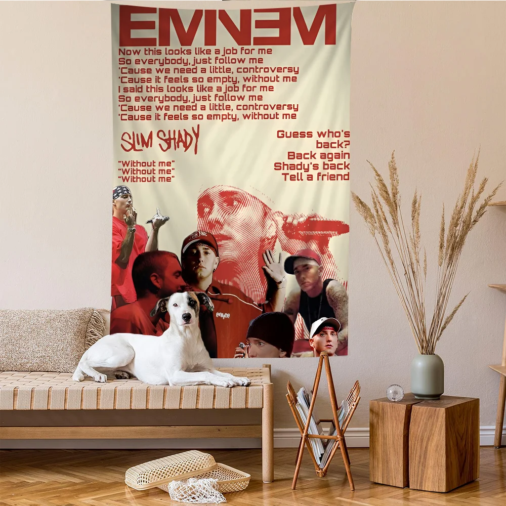 Rapper E-eminem selbst klebende Kunst Poster Dekor acion Malerei Wand kunst weiß Kraft papier Wohnkultur