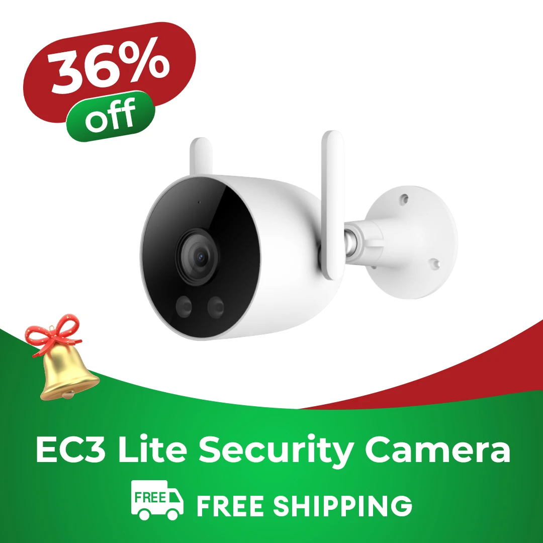 IMILAB EC3 Lite Camera Home Security Protection 2K HD Outdoor WIfi IP Smart Siren Color Night Vision CCTV Human Detection Webcam