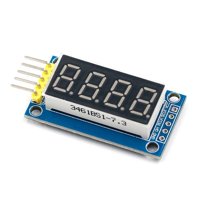 Módulo LED Time Display, Driver Serial 595, 4 bits, Displays LED