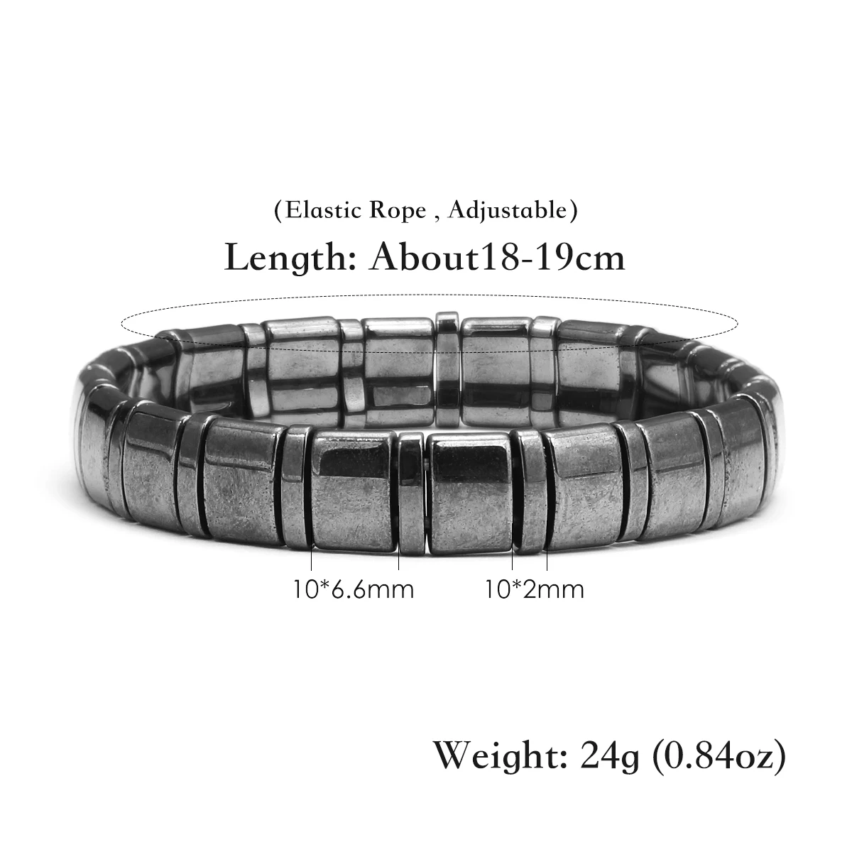 Energy Stone Hematite Bracelet Yoga Fitness Instructor Men's Bracelet Couples Jewelry Friendship Gift Consignment Wholesale