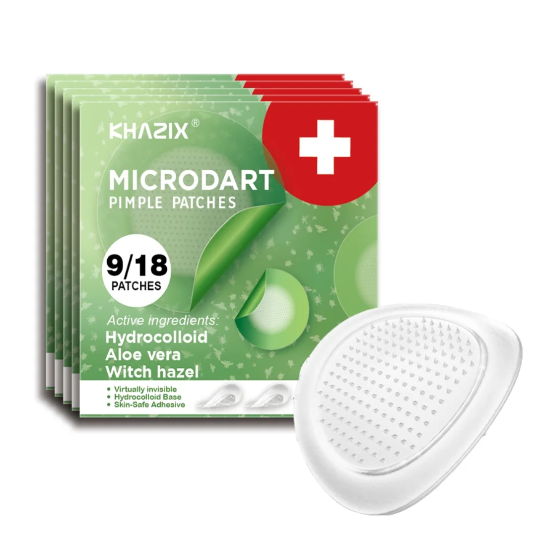 Overnight Micro-Dart Acne Patches - Dissolve Blemishes While You Sleep with Invisible Hydrocolloid Technology for AM Clear Skin.