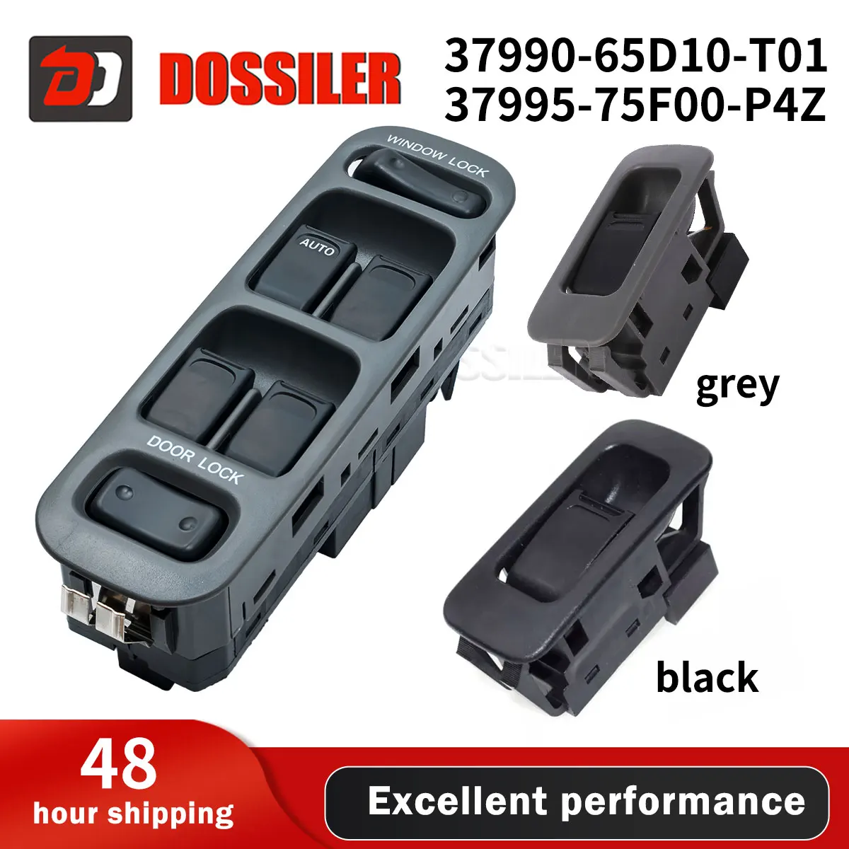 

37990-65D10-T01 37995-75F00-P4Z Dossiler Electric Power Window control switch 3799065D10T01 For Suzuki Grand Vitara AM-33968442