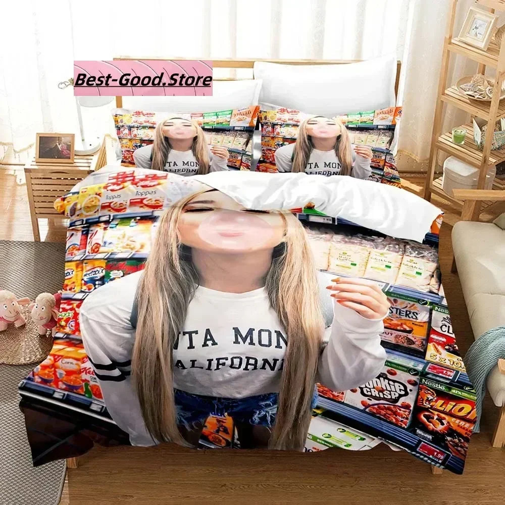 

Rebekah Wing Merch Beki & Fluffy Bedding Set Duvet Cover Sheet Printed Set Pillowcase Bed Full Queen King Size Comforter Bedroom