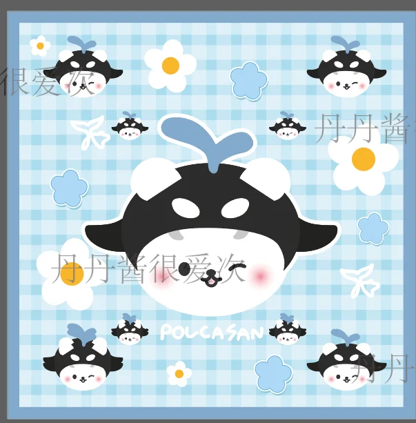 Not Official Perthsanta Geminifourth Milklove Joongdunk Taynew Milklove Nantam Film Jossgawin 50x50cm Sticky Fabric Square Scarf