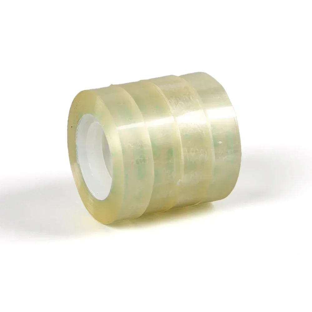 1/2/6PCS Office transparent tape 12mm width, 50 inch length gift packaging tape, suitable for offices, etc,schools  TMJ-001-12mm