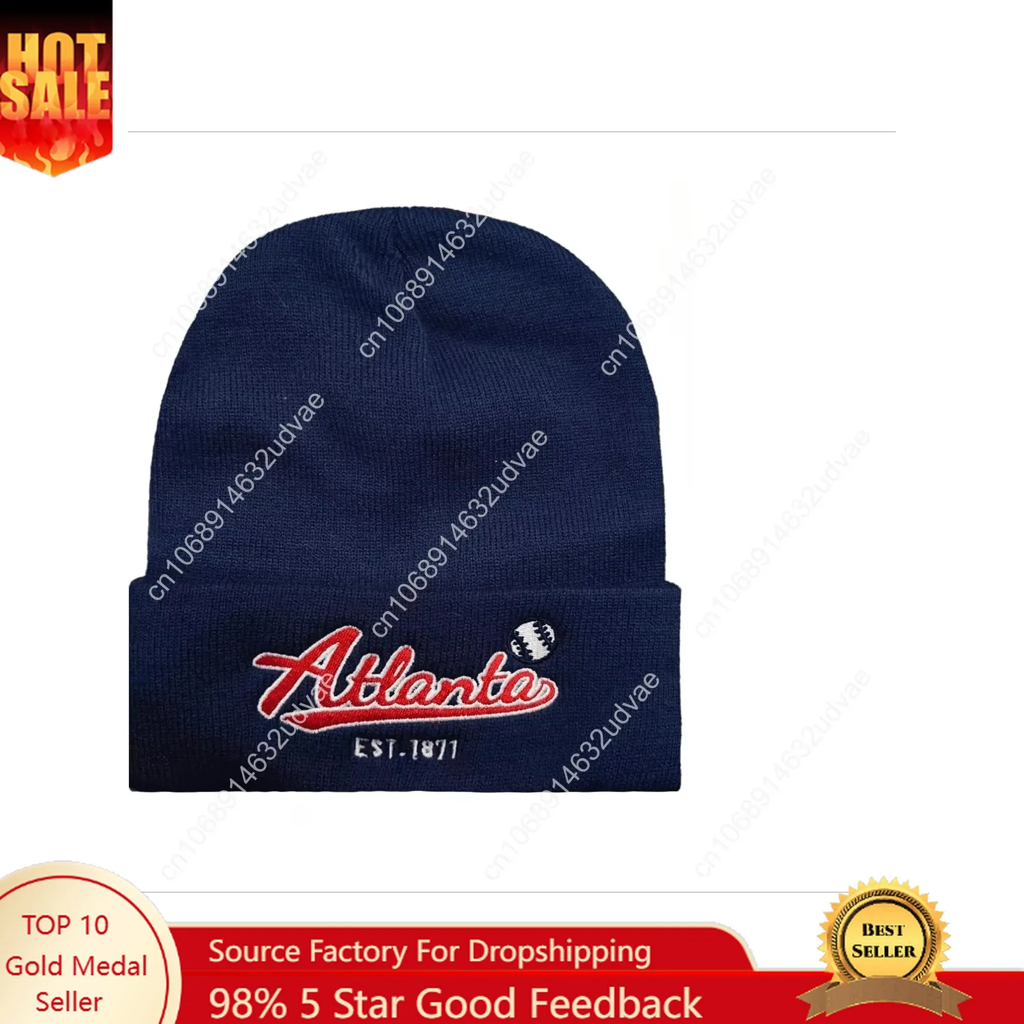 

Vintage Classic Skull Cap Embroidery Beanie Hat Cuffed Winter Hat Knit Comes with Warm Gloves Gifts for Unisex Fans