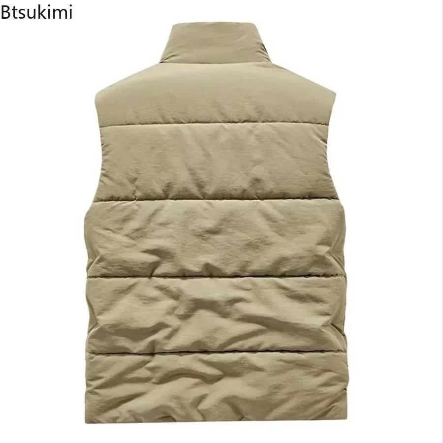 Plus Size 6XL Outdoors Military Warm Vest Coats Men's Fleece Lining Thicker Sleeveless Jacket Male Multi-pocket Casual Waistcoat