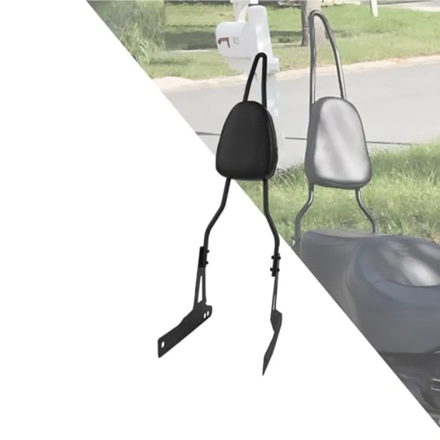 

Sissy Bar Motorcycle Passenger Backrest with Pad Fit for Harley Dyna Fat Bob FXDF Street Bob FXDB Low Rider FXDL Super Wide Gli