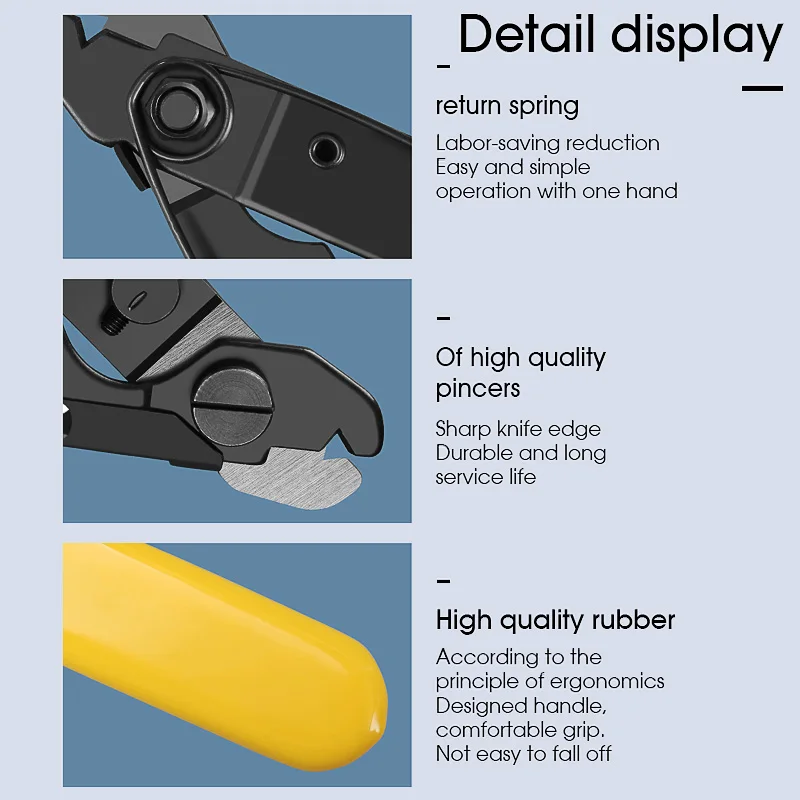 

COMPTYCO Single-port Fiber Optic Stripping Pliers Optical Fiber Stripper Fiber Coating Stripping Pliers FTTH Tool