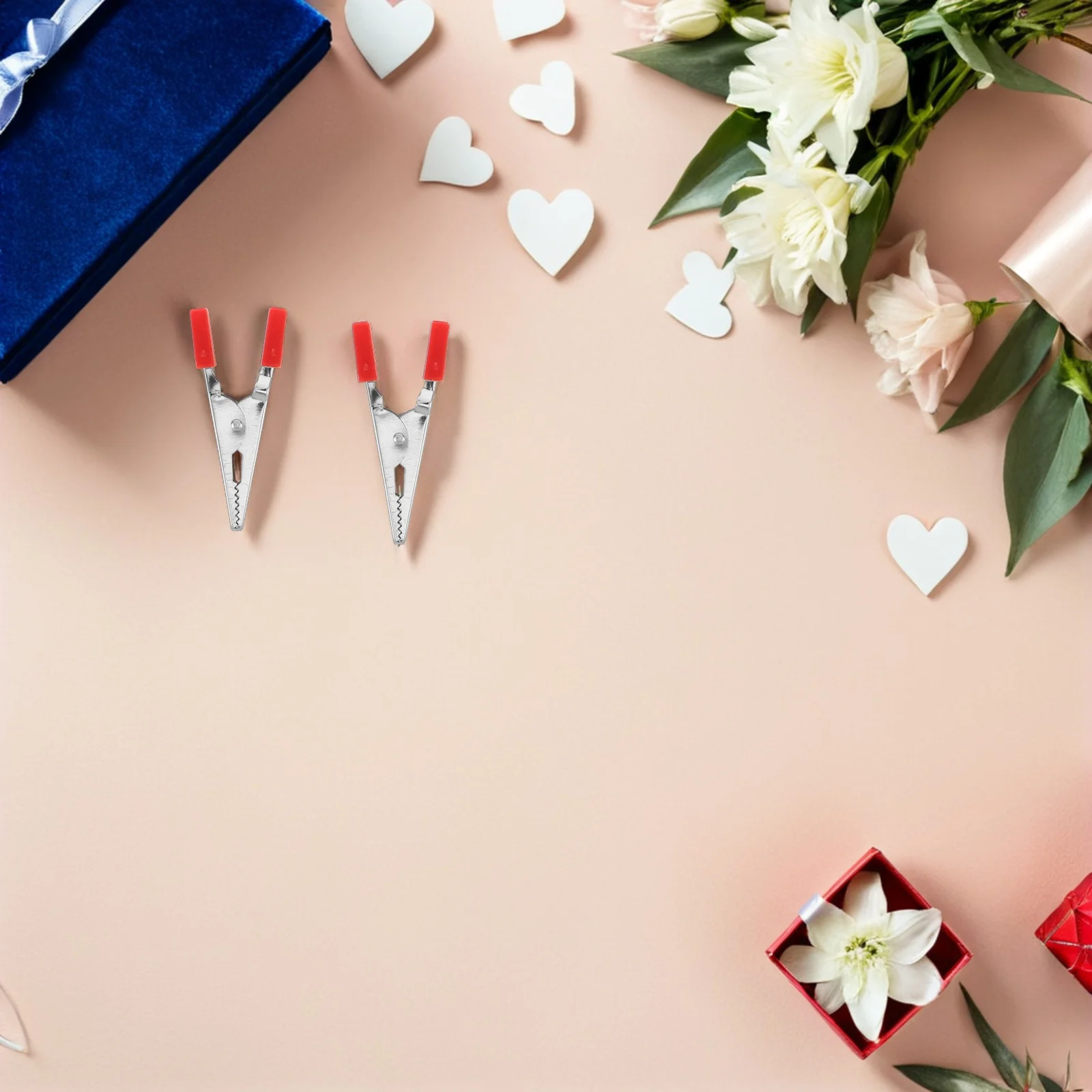 

100 Pcs Pet Cage Door Lock Anti-escape Safety Locks Clamp Metal Clamps PA Nickel Plating Clips