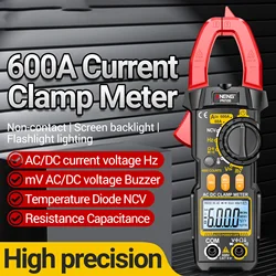ANENG PN108 Digital Clamp Meter Voltage Current Tester Professional 6000 Counts Multimeter with LCD Display Capacitance Tester