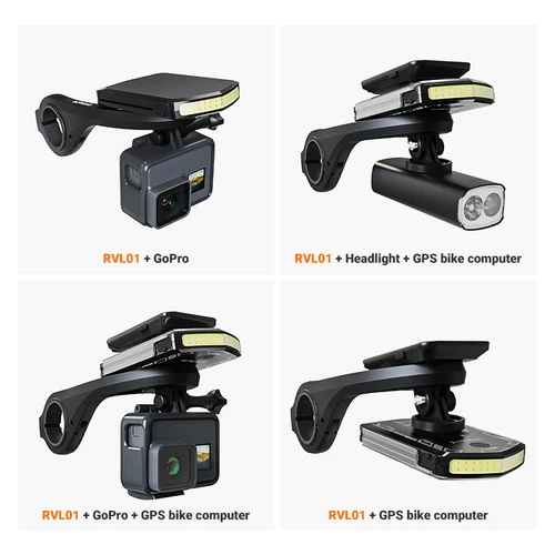 Imagen 2 del producto CYCLAMI RVL01 - Luz delantera diurna para bicicleta (5000 mAh, seguridad, visibilidad, carga Garmin XOSS IGS)