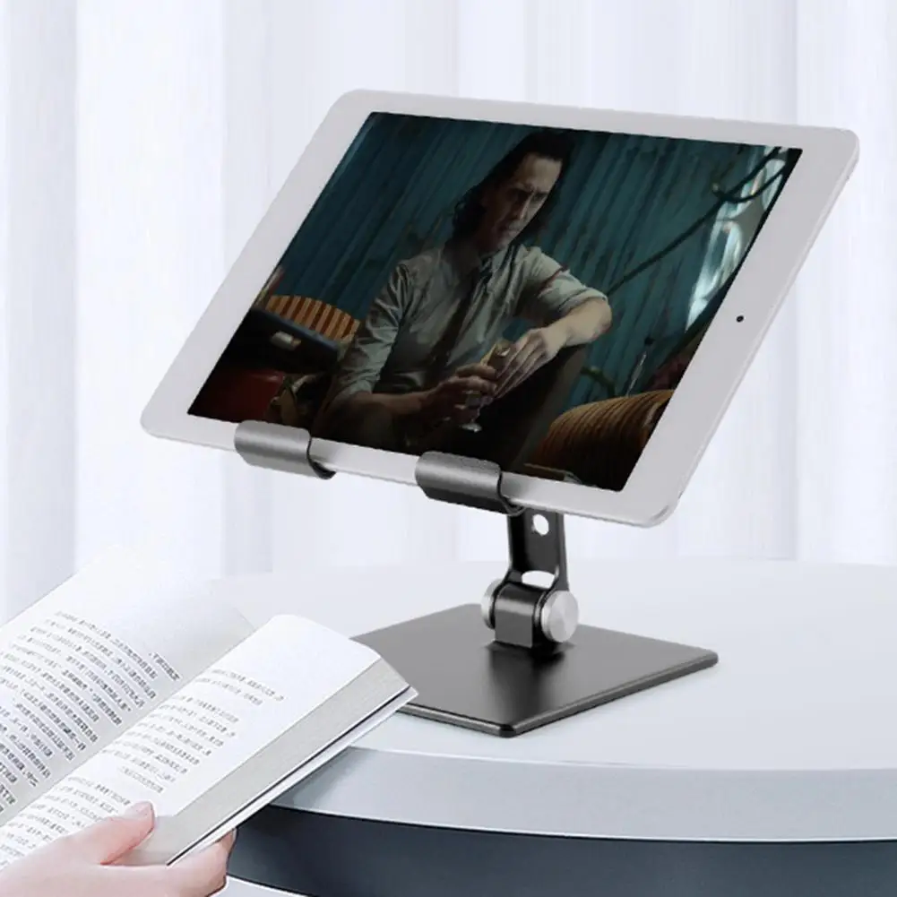 Tablet Stands Foldable Adjustable Universal Tablet Holder Desk Bracket Smartphone Stand for Watching TV