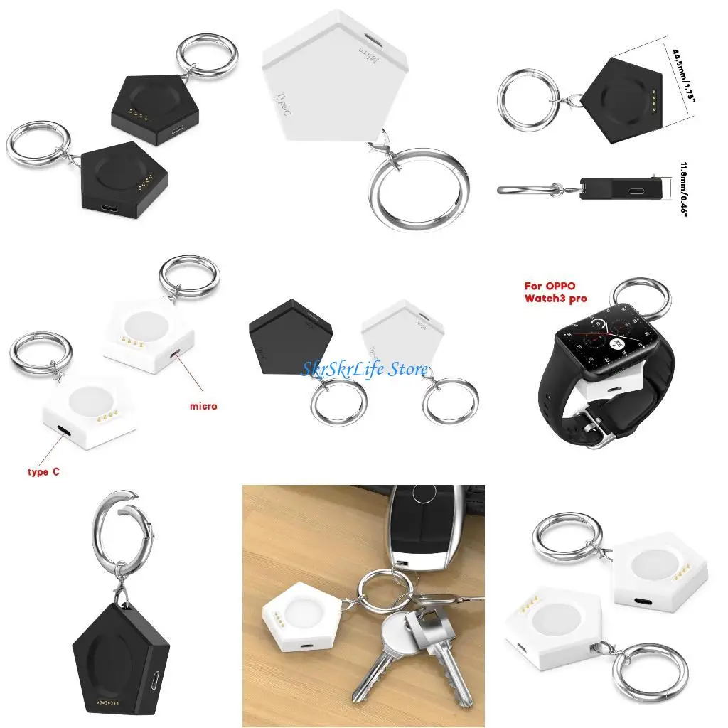 

E65E Data Holder USB Fast-Charging Cord Bracket-Power Adapter for Watch 3