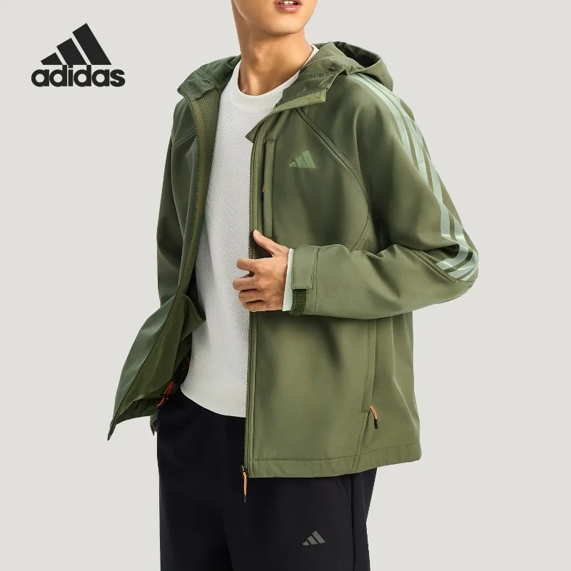 Adidas Men's Fleece Durable Warm Outdoor Sports Jacket KR2497