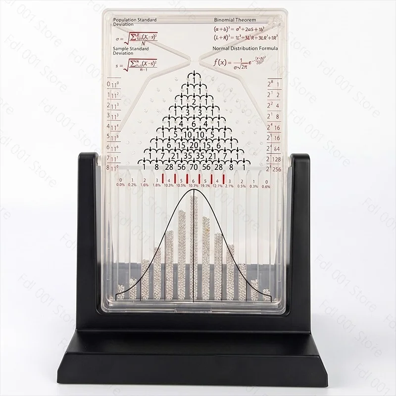 Galton Board Model Mathematical Teaching Toy Normal Distribution Principle Plastic Decorative Ornament
