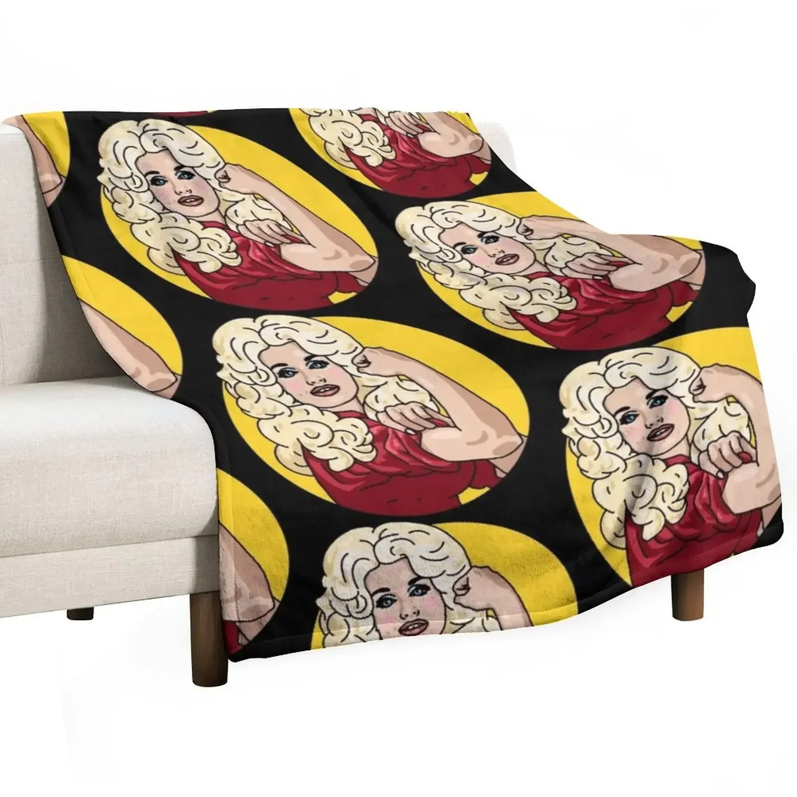 Dolly the Riveter Throw Blanket manga decorative Quilt Blankets