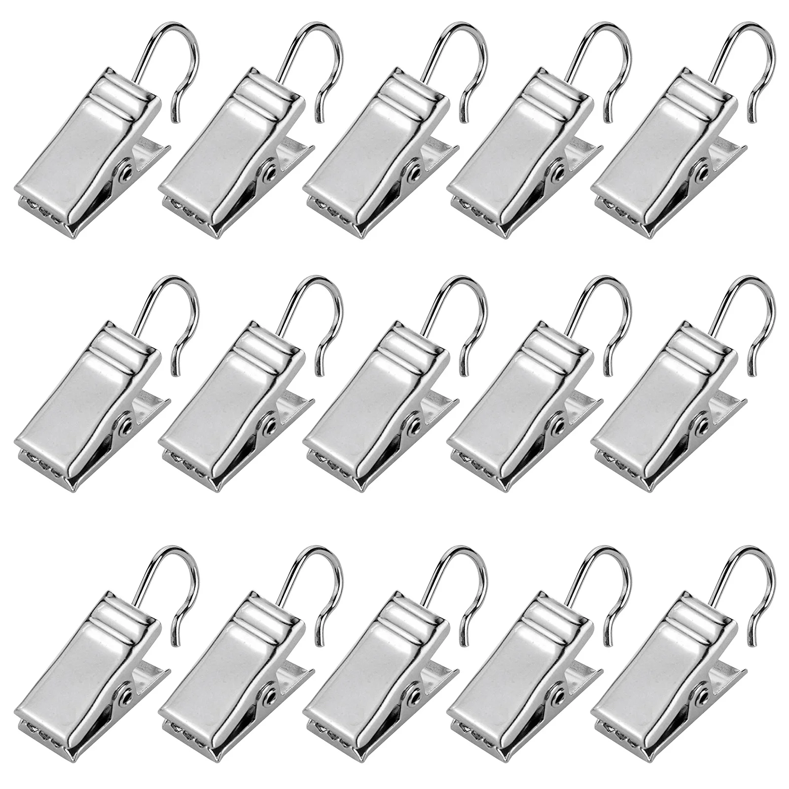

30 pcs Curtain Clips Heavy Duty Metal For Hanging Lights Lamps Lanterns Tents Socks Underwear Hats Photos Decorations Home Dcor