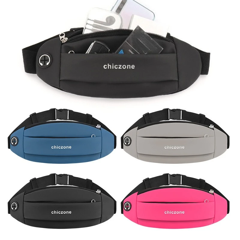 

HAISSKY Waterproof Running Waist Bags Men Women Outdoor Cycling Workout Large Capacity Phone Earphone Cards Storage Waist Pack