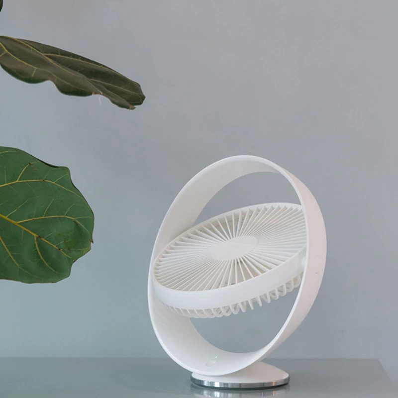 مروحة طاولة عمودية صغيرة محمولة ، مروحة أوراق الخريف