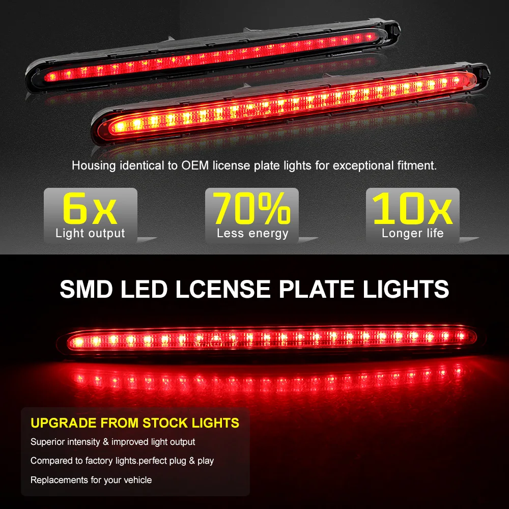 1PC For Benz E-Class W211 2003 2004 2005 2006 2007 2008 2009 LED Rear High Mount Brake Light 3RD Third Stop Tail Lamp