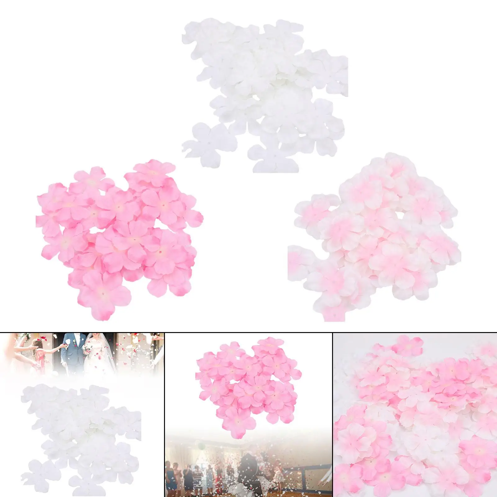 

500 лепестков цветов, декоративные лепестки цветов вишни для вечерние платьев-фонариков