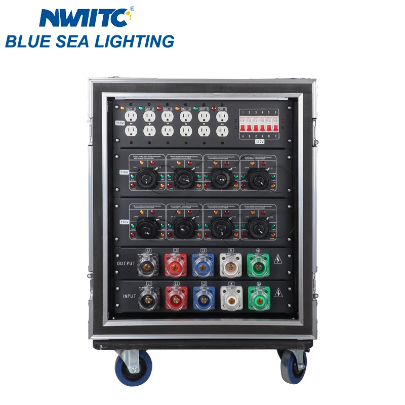 Pro 6 Road 20A with American Edison Plug 8 Road 19pin Output Power Distribution Equipment