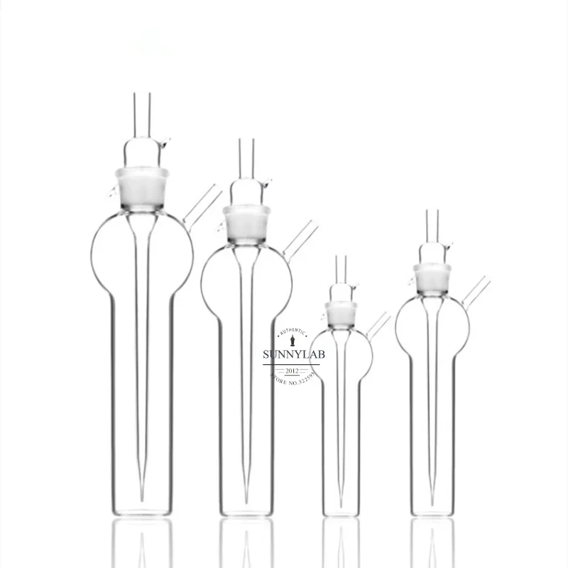 1pcs/lot 10ml/25ml/50ml/75ml/100ml/125ml/250ml Lab Transparent/Brown Glass Ball-shape Impact Absorber Bottle, Gas Sampling Tubes