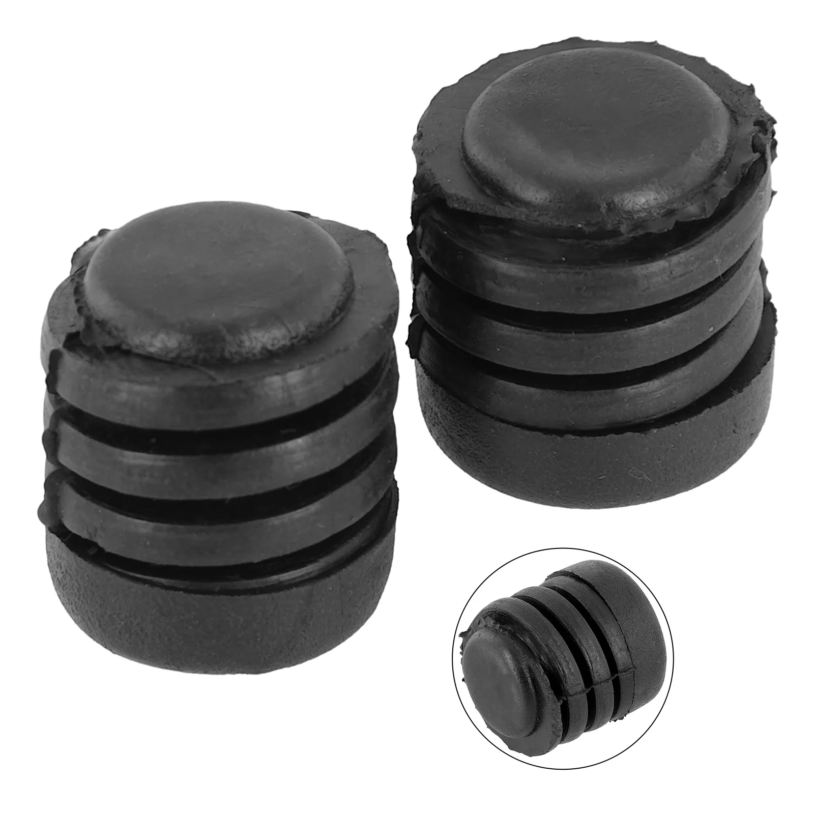 2Pcs Rubber Hood Bumper Mounts Compatible with for for nissan Altima 65822-01M00 62840-D0100 Black Engine Bonnet Buffer Stop