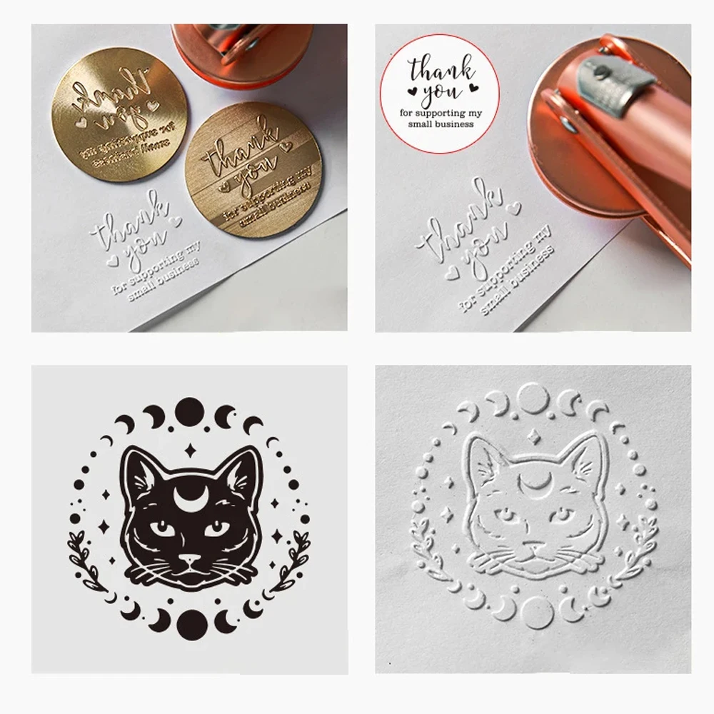 ختم منقوش معدني باللون الأحمر الوردي مخصص - تصميم زهري للإشارات المرجعية الأنيقة والأظرف وأغطية الهدايا لحفلات الزفاف والمزخرف باليد #5