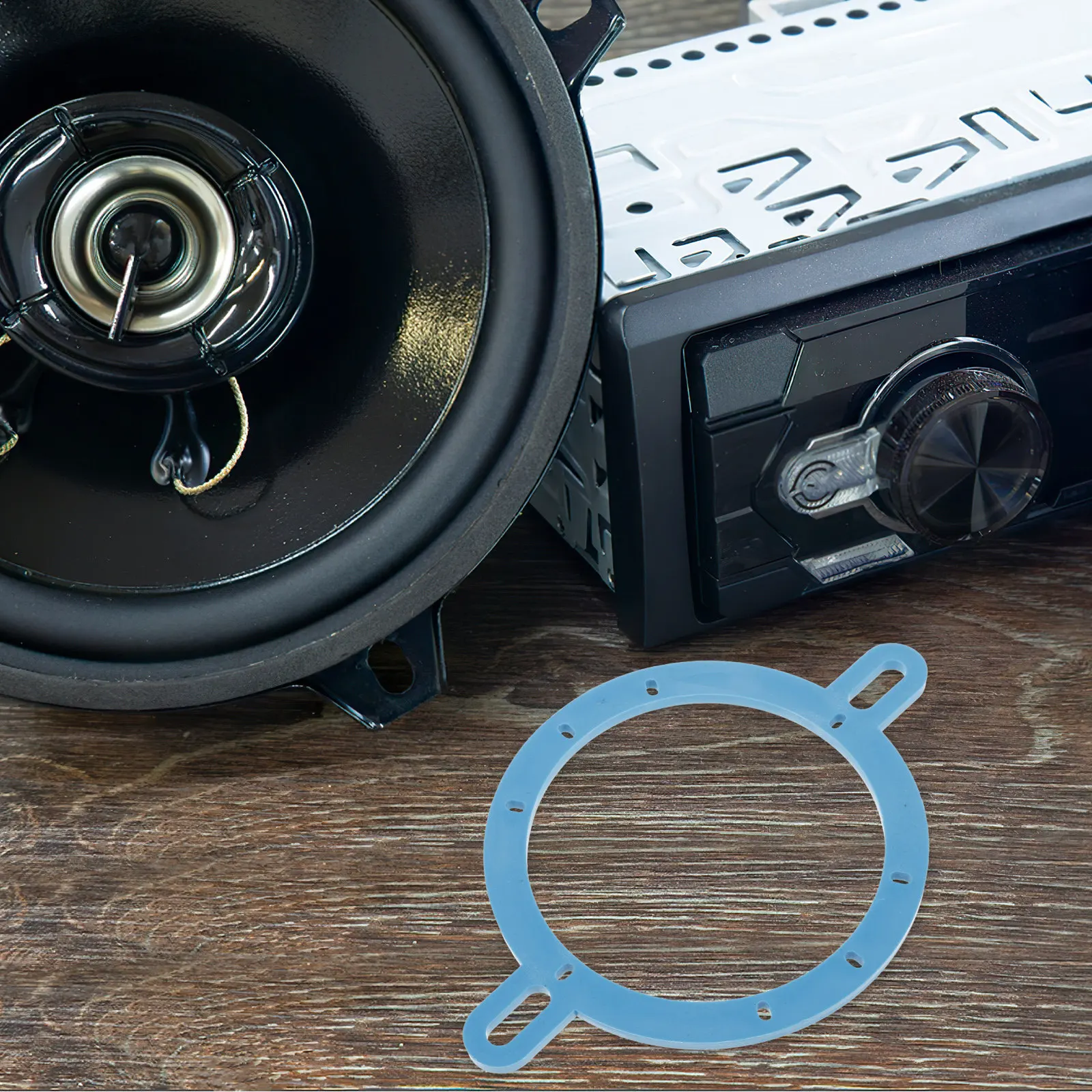 

Automotive Speaker Adapter Spacer Rings Metal Midrange Mount Brackets for Car Audio Upgrade Reduces Vibration Ensures Alignment