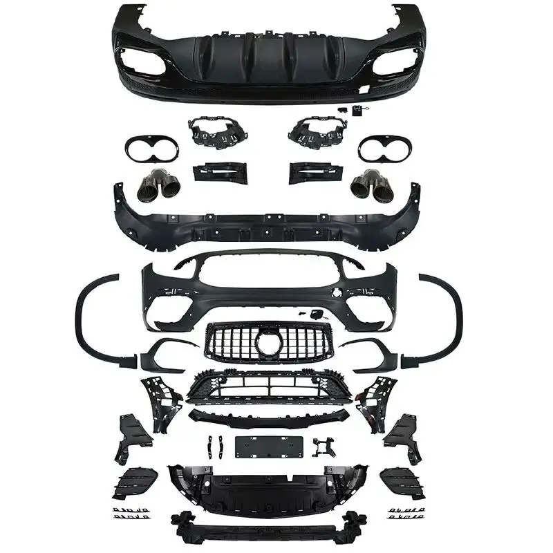 

High Quality Car Body Kit for GLB Class X247 2019-2023 Front Rear Bumper with Grille Modified GLB45