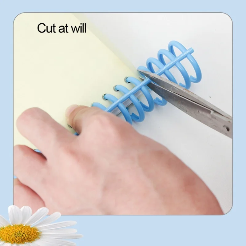 14Pcs 14 Colors Comb Binding Spines 150 Sheet Capacity 19mm X 30 Ring PP Plastic Binder Combs For Notebook Desk Calendar