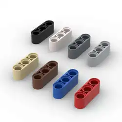 MOC 10PCS 32523 Liftarm Thich 1x3 Building Blocks Kit Connect House Castle Brick Particle Educational Toy Children Birthday Gift