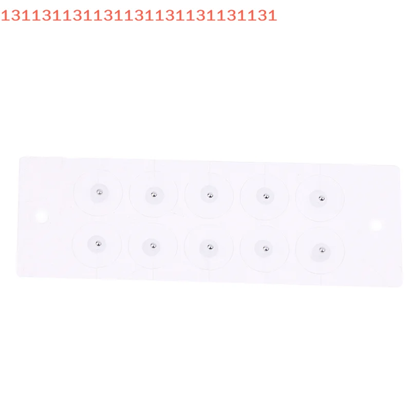 ملصقات نقطة الأذن من حجر الراين واللؤلؤ، عصا ضغط الأذن، ملصقات الأذن الوخز بالإبر، التدليك، الموضة، 10 قطع #5