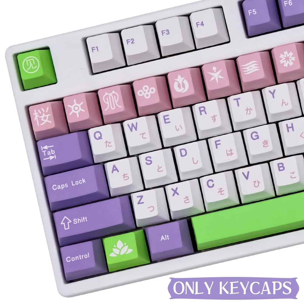 GMK Hanami  pink Keycaps PBT Dye Sublimation   Cherry Profile   for cherry mx switch mechanical keyboard 139/150 Keys/set