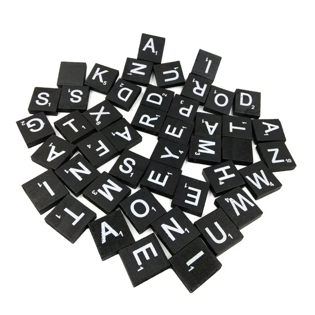 Premium Wooden Alphabet Blocks - Educational Set of 100 Pieces