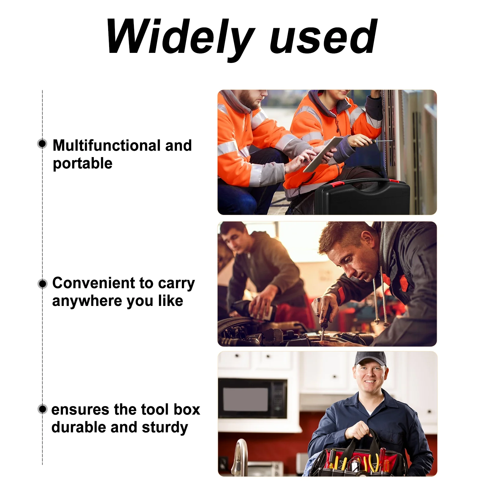 Multifunctional Plastic Tool Box Portable Case Carrying Case Storage Box plastic toolbox repair tool box